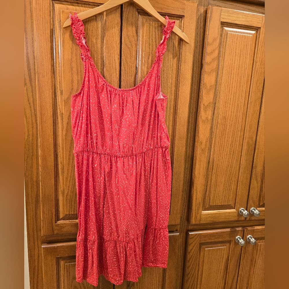 Banana Republic Red Patterned Top